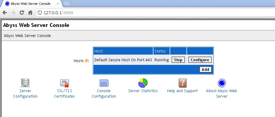 abyss web server 127.0.0.1